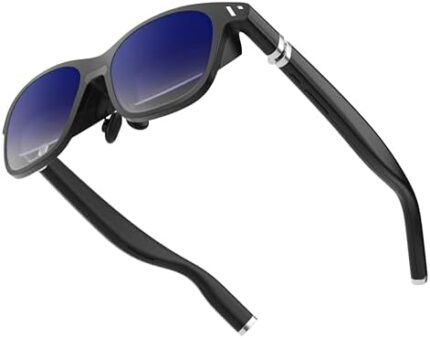 VITURE One XR/AR Glasses, 120" Full HD Display, Harman Sound, iPhone 15/15 Pro (Spatial Video Supported), Steam Deck/ROG Ally/Gaming Consoles/PC/Android, Myopia Adjustments, Electrochromic Film