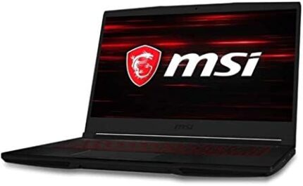 MSI Computer GF63, NVIDIA GeForce GTX 1650 Graphics, 15.6" 8GB 256GB Intel Core i5-10300H X4 2.5GHz Win10, Black