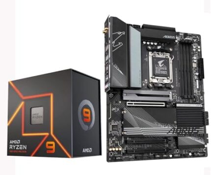Micro Center AMD Ryzen 9 7900X 12-Core 24-Thread Unlocked Desktop Processor Bundle with GIGABYTE X670 AORUS Elite AM5 DDR5 PCIe 5.0 WiFi 6E ATX Motherboard