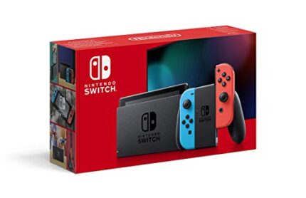 Nintendo Switch (Neon Red/Neon blue) (Renewed)
