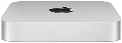 Apple 2023 Mac Mini Desktop Computer M2 chip with 8‑core CPU and 10‑core GPU, 8GB Unified Memory, 256GB SSD Storage, Gigabit Ethernet. Works with iPhone/iPad