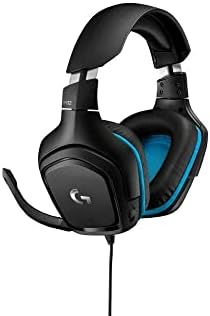 Logitech G432 DTS:X 7.1 Surround Sound Wired PC Gaming Headset (Leatherette) (Renewed)
